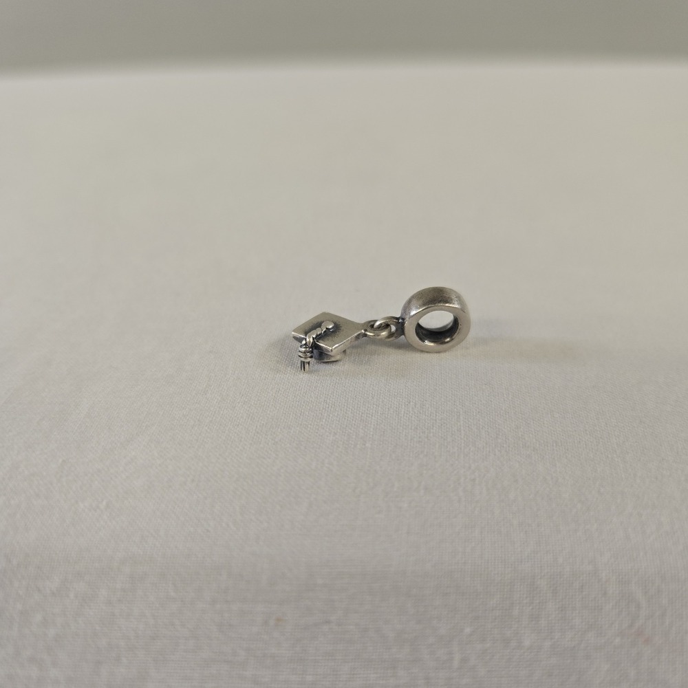 Pandora Graduation Hat Cap Charm Sterling Silver 790270